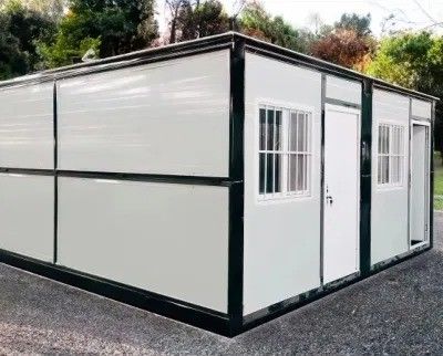 Foldable Prefabricated Container Houses With Recyclable Structure Aluminum Window