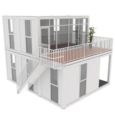 Customized Color Flat Pack Container House for Prefabricated Mobile Office Cabin Home