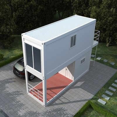 Steel Structure Modular 40FT Flat Pack Shipping Container Villa House for End Buyers