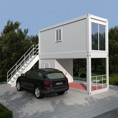 Modular 40FT Flat Pack Steel Container Villa House With Fast Installation Advantage