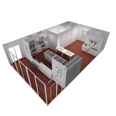 Modular 40FT Flat Pack Steel Container Villa House With Fast Installation Advantage