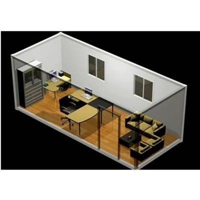 20ft or 40ft Mobile Living Container House with Customized Galvanized Steel Structure