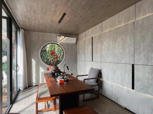 Contemporary Design Portable Flat Pack Living Container with Customized Color Options