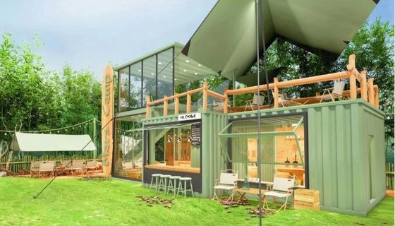 Safe Installed Modular Steel Design Customized Portable Flat Pack For Luxury Living