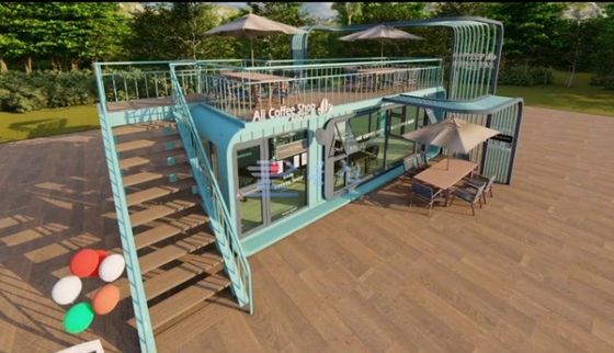 Safe Installed Modular Steel Design Customized Portable Flat Pack For Luxury Living