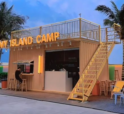 Hotel Flat Pack Container House Portable and Customizable Accommodation Solution