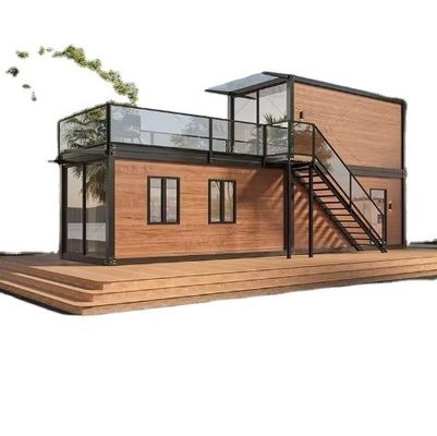 Contemporary Design Style Steel Structure Portable Prefab Folding Container House
