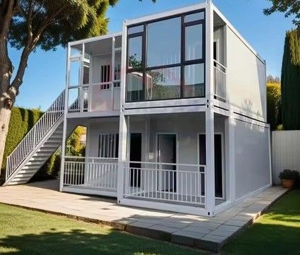 Contemporary Design Style Steel Structure Portable Prefab Folding Container House